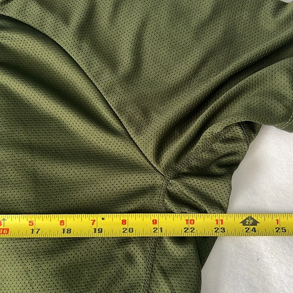 Olive Green Lightweight Performance Men's Shirt - 2XL - Picture 3 of 6